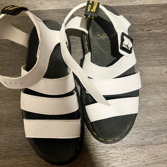 White Strappy Sandals - Picture 1 of 3